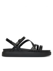 Clarks Sandały Aristella Rose 26181259 Czarny. Czarne sandały Clarks, bez wzorów, ze skóry, bez obcasa, na płaskiej podeszwie, bez zapięcia. Za 379.99 zł.