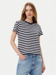 Gap T-Shirt 723661-00 Granatowy Regular Fit. Niebieskie t-shirty GAP, s, bez wzorów, z bawełny, bez kołnierzyka, bez ramiączek. Za 109.99 zł.