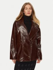 ACCESS FASHION Kurtka z imitacji skóry 44-1060-806 Brązowy Relaxed Fit. Brązowe kurtki ACCESS FASHION, l, bez wzorów, ze skóry, bez kaptura. Za 719.99 zł.