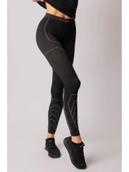 Spaio Legginsy termiczne "Rapid" w kolorze czarno-szarym rozmiar: M. Czarne legginsy Spaio, m, bez wzorów, z materiału, outdoorowe. Za 109.00 zł.