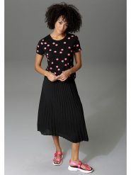 Aniston Spódnica w kolorze czarnym rozmiar: 36. Czarne spódnice Aniston, bez wzorów, midi. Za 52.55 zł.