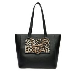 Torebka Aldo. Czarne shopper Aldo, bez wzorów, bez dodatków. Za 169.99 zł.