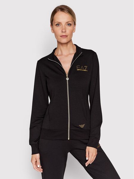 EA7 Emporio Armani Bluza 8NTM43 TJ9RZ 1200 Czarny Regular Fit. Czarne bluzy EA7 Emporio Armani, xs, bez wzorów, z syntetyku, bez kaptura. Za 499.00 zł.
