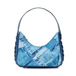 Torebka Desigual. Niebieskie torebki klasyczne Desigual, bez wzorów, bez dodatków. Za 219.99 zł.