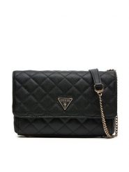 Guess Torebka HWEQG9 50921 Czarny. Czarne torebki klasyczne Guess, z aplikacjami, ze skóry, bez dodatków. Za 339.99 zł.