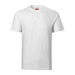 Koszulka Bazowa Unisex Dla Dorosłych. Białe bluzki ALDER, bez wzorów, sportowe, bez kołnierzyka, bez ramiączek. Za 53.99 zł.