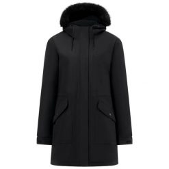 Parka dla kobiet Regatta Sophia. Czarne parki Regatta, m, z futra, bez kaptura. Za 401.00 zł.