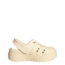 Klapki Adilette Platform. Białe klapki Adidas, bez wzorów, bez obcasa. Za 199.00 zł.