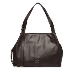 Torebka Armani Exchange. Brązowe torebki klasyczne Armani Exchange, bez wzorów, bez dodatków. Za 754.99 zł.