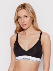 Calvin Klein Underwear Biustonosz do karmienia 000QF6218E Czarny. Czarne biustonosze Calvin Klein Underwear, bez wzorów, z bawełny. Za 109.99 zł.