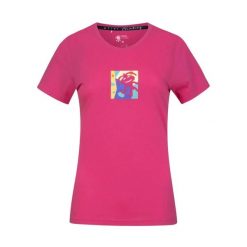 Koszulka damska Rafiki Akiyo. Czerwone bluzki RAFIKI, bez wzorów, sportowe, bez kołnierzyka, bez ramiączek. W wyprzedaży za 196.70 zł.