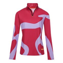 Bluza narciarska Damska Gareth & Lucas The One Hundred and Fifteen. Czerwone bluzy GARETH & LUCAS, na zimę, bez wzorów, z elastanu, bez kaptura. Za 229.99 zł.