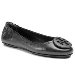 Baleriny Tory Burch. Czarne baleriny Tory Burch, bez wzorów, bez obcasa. Za 1,249.00 zł.