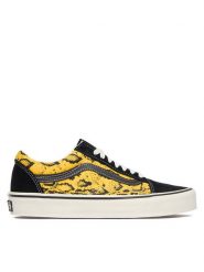 Vans Tenisówki Old Skool VN000DB3Y231 Żółty. Żółte trampki Vans, bez wzorów, ze skóry, bez zapięcia. Za 339.99 zł.