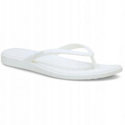 Japonki Dla Dorosłych Crocs Miami Flip. Czerwone klapki Crocs, bez wzorów, z materiału, bez obcasa. Za 169.99 zł.