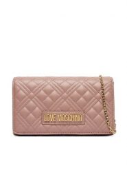 LOVE MOSCHINO Torebka JC4079PP0OLA0600 Różowy. Czerwone torebki klasyczne Love Moschino, bez wzorów, ze skóry, bez dodatków. Za 609.99 zł.