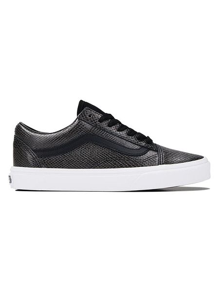 Vans Skórzane sneakersy "Old Skool" w kolorze czarnym rozmiar: 36. Czarne trampki Vans, bez wzorów, bez zapięcia. Za 184.95 zł.