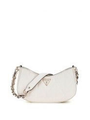 Guess Torebka Aldina HWGG96 63170 Biały. Białe listonoszki Guess, z aplikacjami, ze skóry, bez dodatków. Za 589.99 zł.