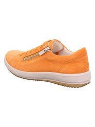 Legero Skórzane sneakersy "Tanaro 5.0" w kolorze pomarańczowym rozmiar: 40. Pomarańczowe trampki Legero, bez wzorów, bez zapięcia. Za 205.93 zł.