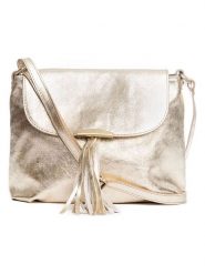 Pia Sassi Skórzana torebka "Serra Dolcedorme" w kolorze złotym - 27 x 22 x 10 cm rozmiar: onesize. Żółte torby na ramię Pia Sassi, bez wzorów, z materiału, na ramię, bez dodatków. Za 216.22 zł.