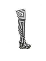 United Nude Muszkieterki Wa Long Boot Hi 1087851082 Szary. Szare kozaki United Nude, z materiału, bez obcasa, na koturnie, bez zapięcia. Za 1,899.00 zł.