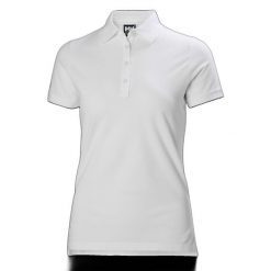 Damska koszulka polo Helly Hansen crew pique 2. Białe koszulki polo Helly Hansen, m, bez wzorów, bez kołnierzyka, bez ramiączek. Za 226.50 zł.