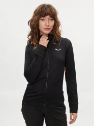 Salewa Bluza techniczna Puez 28522 Czarny Slim Fit. Czarne bluzy Salewa, bez wzorów, z syntetyku, bez kaptura. Za 499.99 zł.