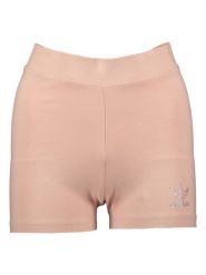 Adidas Szorty w kolorze beżowym rozmiar: 36. Brązowe szorty Adidas, bez wzorów. Za 88.45 zł.