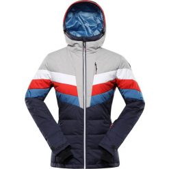 Kurtka damska narciarska puchowa Alpine Pro Feedra. Niebieskie kurtki narciarskie Alpine Pro, bez wzorów, z puchu, bez kaptura, narciarskie. Za 672.99 zł.