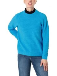 Timezone Sweter w kolorze niebieskim rozmiar: L. Niebieskie swetry Timezone, l, bez wzorów, bez ramiączek. Za 118.01 zł.