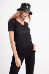 T-SHIRT BALDININI. T-shirty Baldinini, xs, bez wzorów, bez kołnierzyka, bez ramiączek. W wyprzedaży za 53.70 zł.