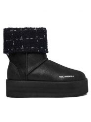 KARL LAGERFELD Śniegowce Thermo KL48552 Czarny. Czarne trapery i śniegowce KARL LAGERFELD, z materiału. Za 979.99 zł.