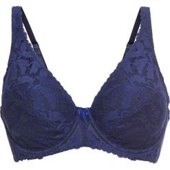 Biustonosz na fiszbinach bonprix ciemnoniebiesko-szafirowy. Biustonosze bonprix. Za 54.99 zł.