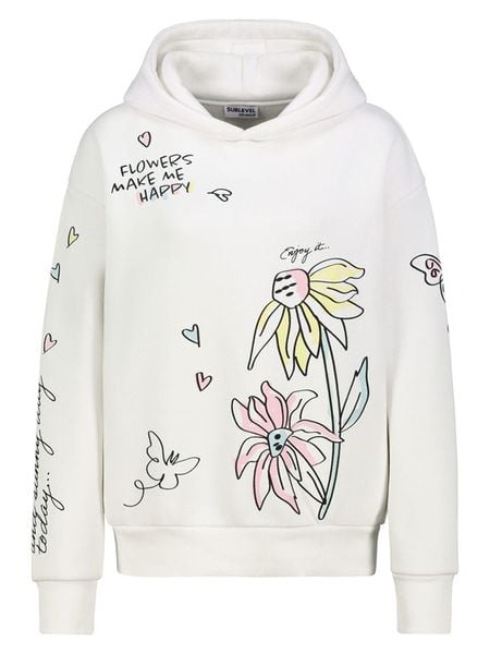 Sublevel Bluza w kolorze białym rozmiar: XL. Białe bluzy Sublevel, xl, bez wzorów, z kapturem. Za 156.60 zł.