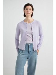 Josephine & Co Kardigan "Jace" w kolorze fioletowym rozmiar: XS. Różowe kardigany Josephine & Co, xs, bez wzorów, z wełny. Za 210.81 zł.
