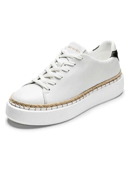 Hey Marly Sneakersy w kolorze białym rozmiar: 40. Białe trampki Hey Marly, bez wzorów, bez zapięcia. Za 260.99 zł.