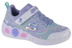 Kapcie SKECHERS PRINCESS WISHES Szary. Fioletowe obuwie domowe Skechers, bez wzorów, z materiału, bez zapięcia. Za 189.99 zł.