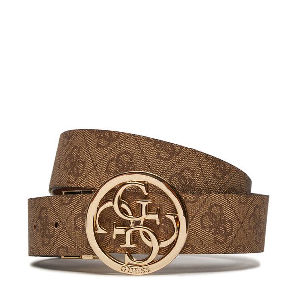 Pasek Guess. Brązowe paski Guess, z aplikacjami. Za 206.99 zł.