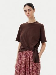 ViCOLO T-Shirt UD0043 Brązowy Regular Fit. Brązowe t-shirty ViCOLO, m, bez wzorów, z bawełny, bez kołnierzyka, bez ramiączek. Za 139.99 zł.
