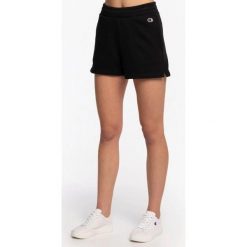 Damskie krótkie spodenki sportowe z bawełny - Komfort i styl. Czarne obuwie sportowe Champion, z bawełny, bez zapięcia, na fitness i siłownię. Za 125.99 zł.