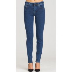 JEANSY SLIM VERSACE JEANS. Niebieskie jeansy Versace Jeans, bez wzorów. Za 429.50 zł.