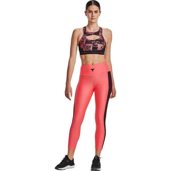 Legginsy treningowe damskie kompresyjne Under Armour 1373597. Czerwone legginsy sportowe Under Armour, bez wzorów, trekkingowe. Za 299.99 zł.