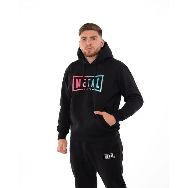 Bluza Metal Boxe Miami Vice. Czarne bluzy METAL BOXE, l, bez wzorów, z bawełny, z kapturem. Za 289.50 zł.