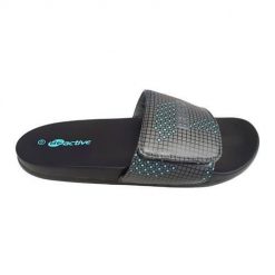 Beco beactive klapki unisex czarno-turkusowe. Czarne klapki 47 Brand, bez wzorów, z syntetyku, bez obcasa. Za 249.99 zł.