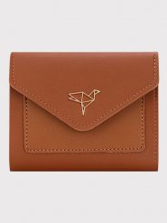 BAGmori Portfel w kolorze jasnobrązowym - 12 x 10 x 3 cm rozmiar: onesize. Brązowe portfele BAGmori, bez wzorów, z materiału. Za 39.99 zł.