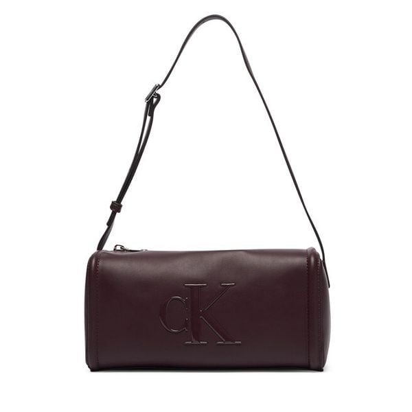 Torebka Calvin Klein. Brązowe torebki klasyczne Calvin Klein, bez wzorów, bez dodatków. Za 369.99 zł.