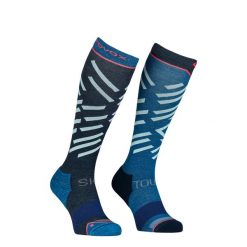 Skarpety skiturowe damskie Ortovox Ski Tour Long Socks. Zielone skarpety ORTOVOX, bez wzorów. Za 156.99 zł.