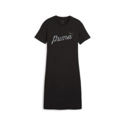 Sukienka damskie Puma Ess Blossom Graphic Dress. Czarne sukienki Puma, s, bez wzorów, z bawełny, sportowe, bez kołnierzyka, bez ramiączek, sportowe. Za 190.00 zł.