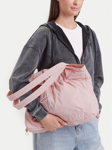 Roxy Torebka WBEOHP-ROXY-MZ-006-10 Różowy jasny. Czerwone shopper Roxy, bez wzorów, z materiału, bez dodatków. Za 69.99 zł.