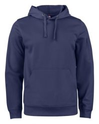 Clique Basic Active Hoody bluza z kapturem z poliestru – dark navy. Niebieskie bluzy CLIQUE, s, bez wzorów, z kapturem. Za 183.12 zł.